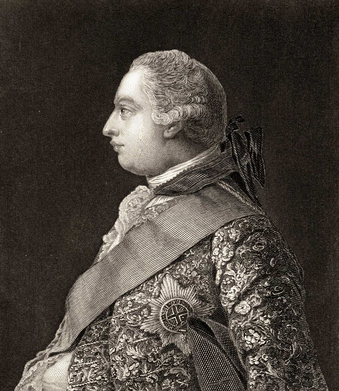 Král Jiří III. (1738-1820) od English School