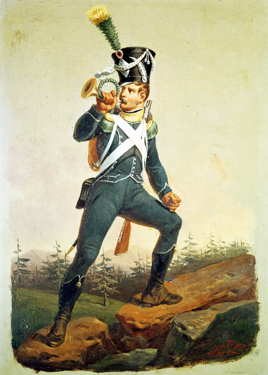 Praporčík lehké pěchoty, 1811 od English School