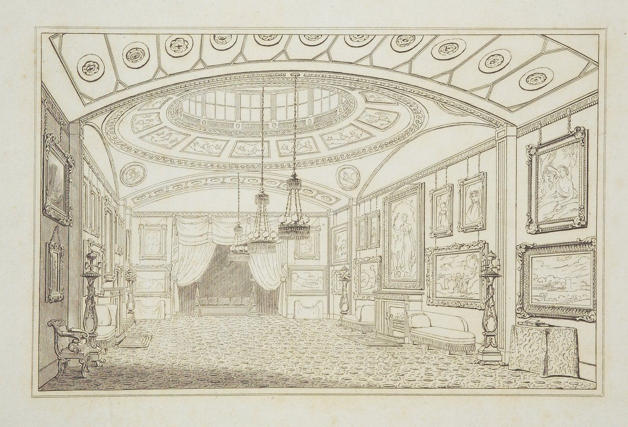 Britská galerie Lord De Tableys na Hill Street, 1818 od English School