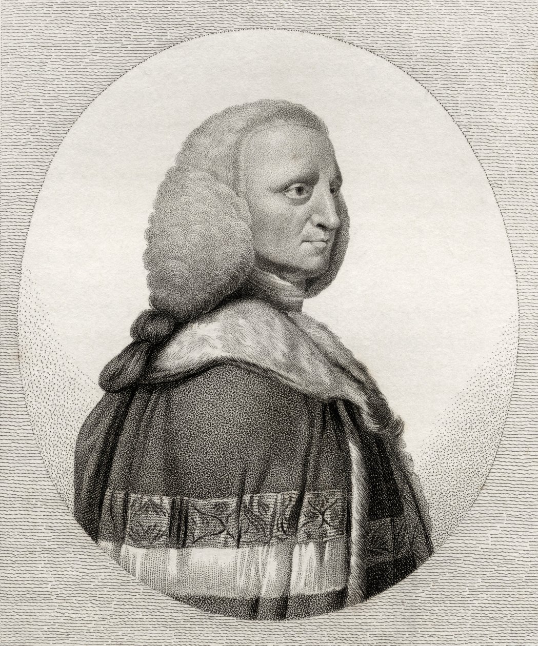 Lord George Lyttleton, vyryl Bocquet, ilustrace z "A catalogue of Royal and Noble Authors, Volume IV", vydáno v roce 1806. od English School