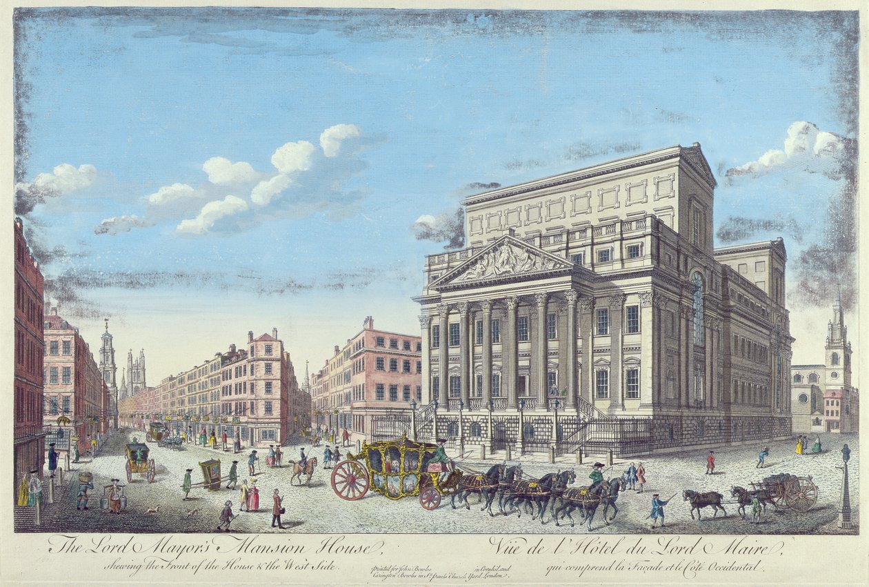Lord Mayors Mansion House, c.1753 od English School