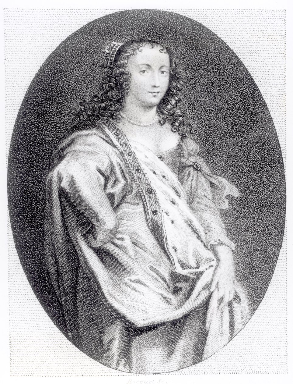 Margaret Cavendish, vévodkyně z Newcastlu (1624-74) od English School