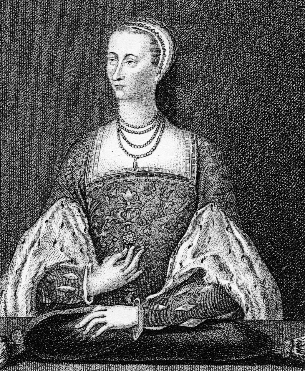Marie z Guise, ilustrace z „Iconographia Scotia, aneb Portréty slavných osobností Skotska“ od Johna Pinkertona, 1794 od English School