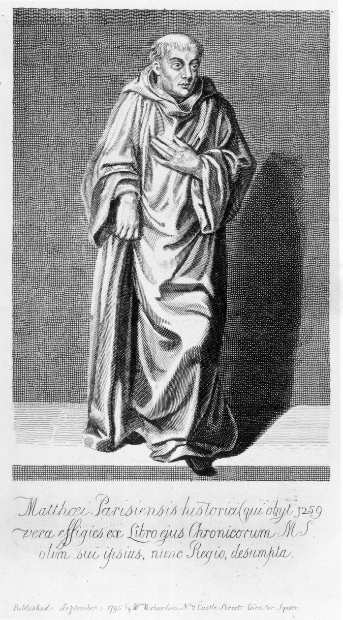 Matthew Paris, 1795 od English School