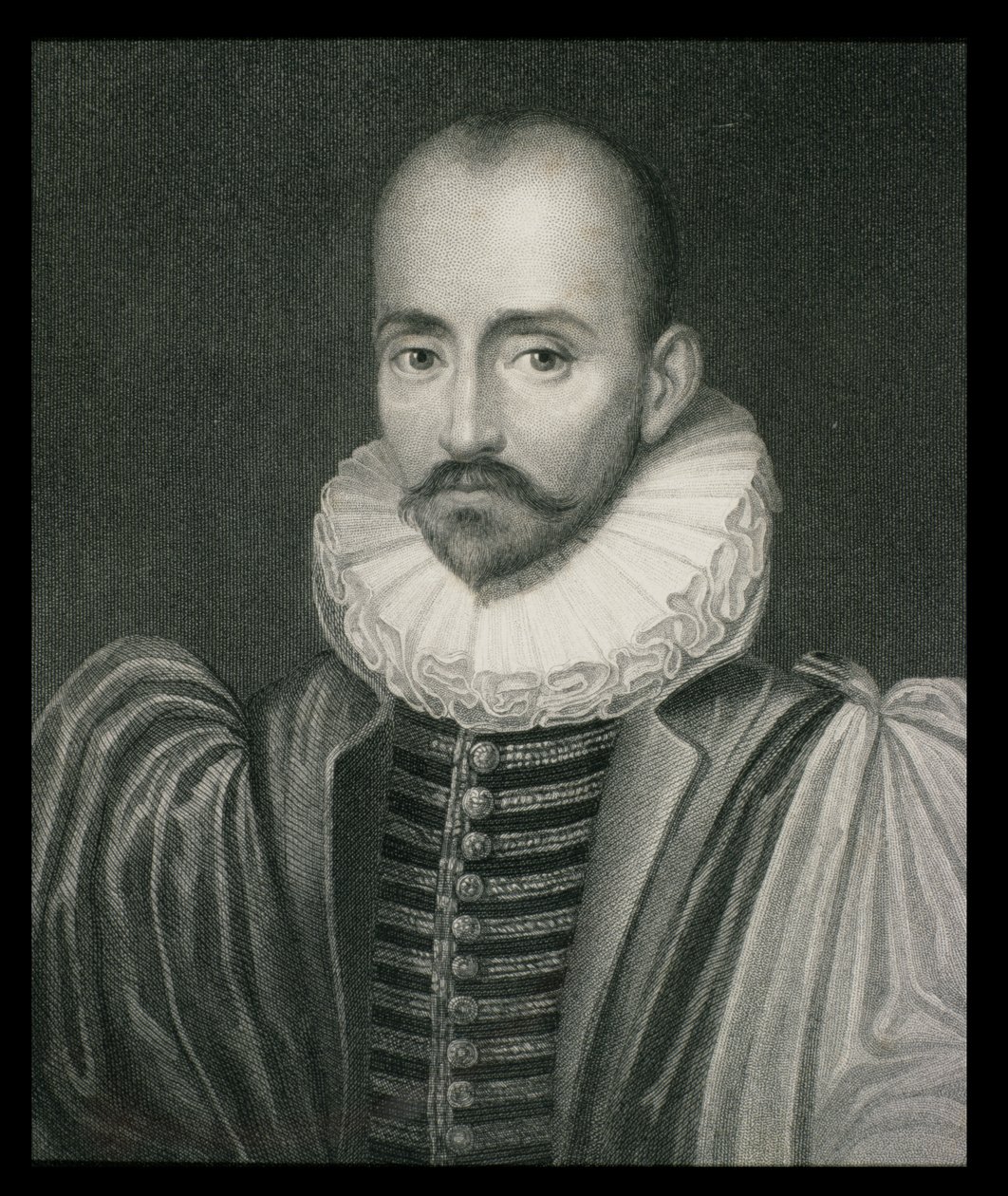 Michel Eyquem de Montaigne (1533-92) z „Galerie portrétů“, vydané v roce 1833 od English School