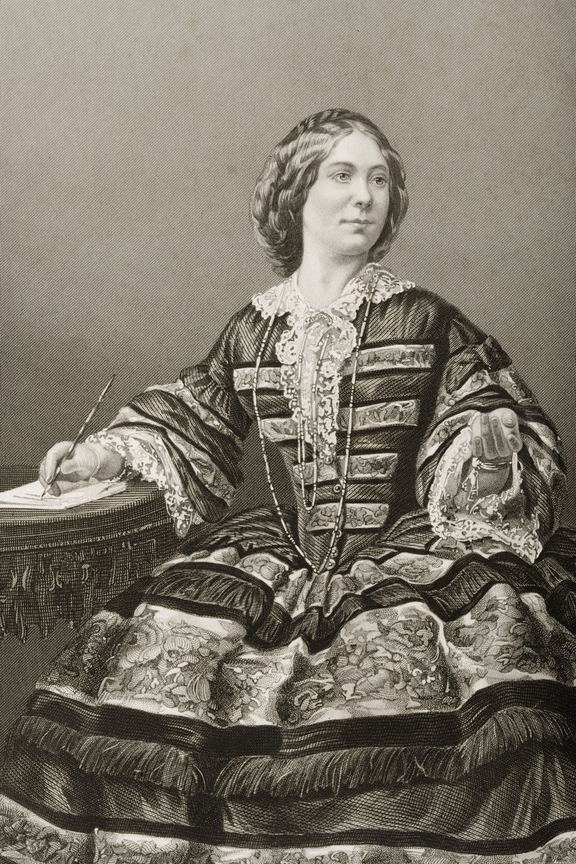 Slečna Amy Sedgwicková (1830-97) od English School