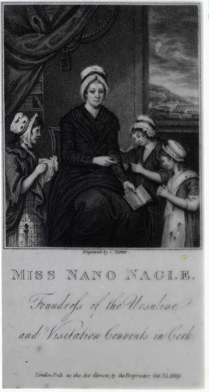 Slečna Nano Nagle, 1809 od English School
