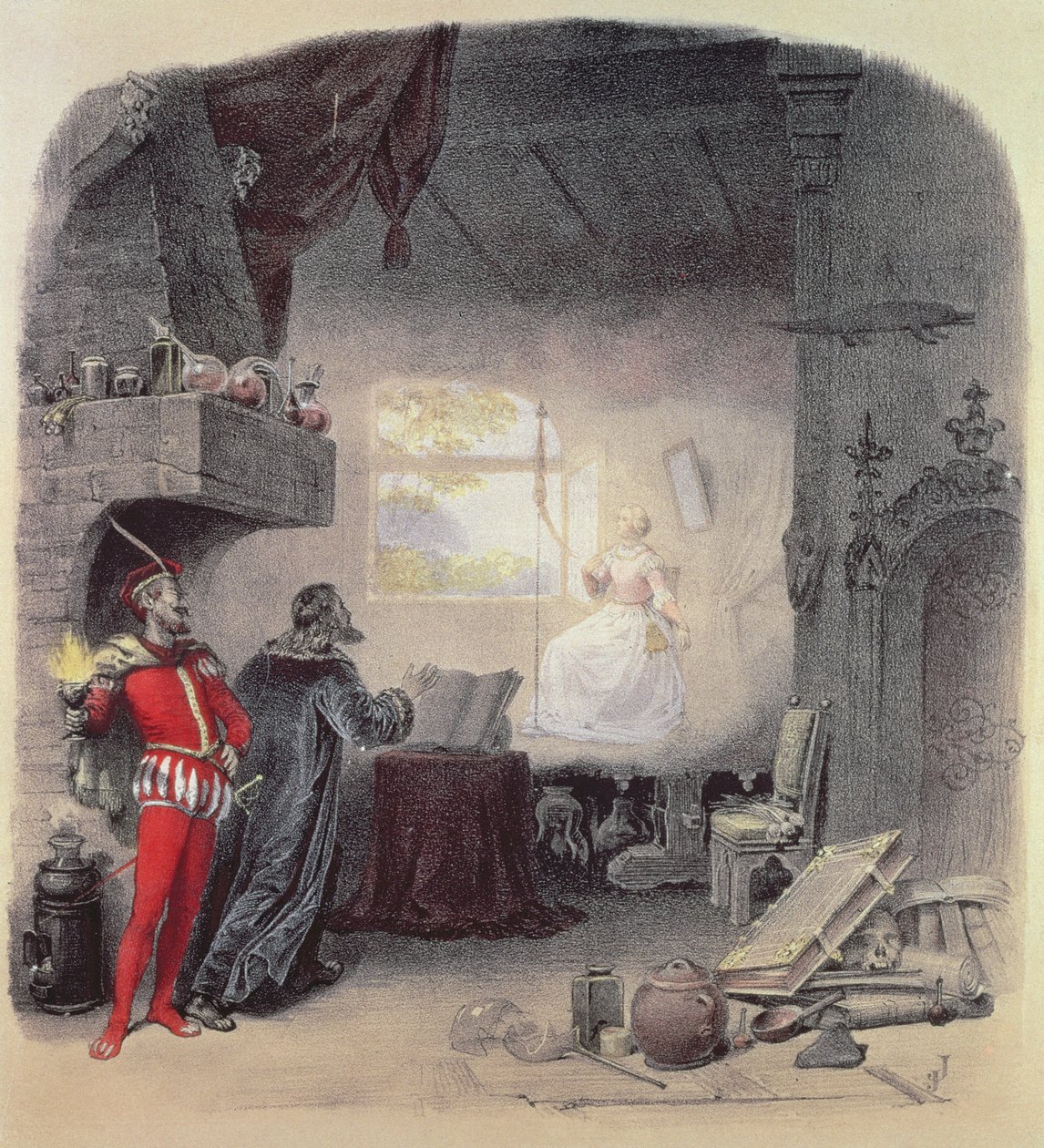 Obálka hudebního listu pro Faustovu čtyřku složil Charles Coote (chromolitho) od English School