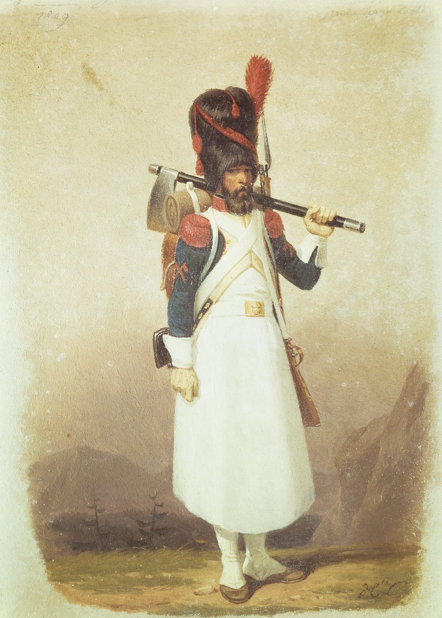 Napoleonský voják, 1811 od English School