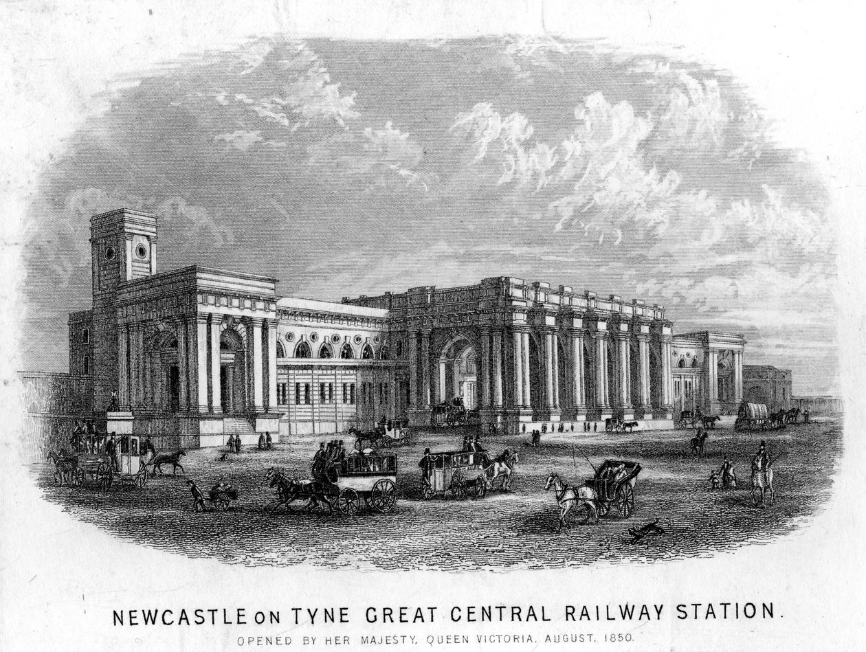 Newcastle-upon-Tyne Great Central Railway Station od English School