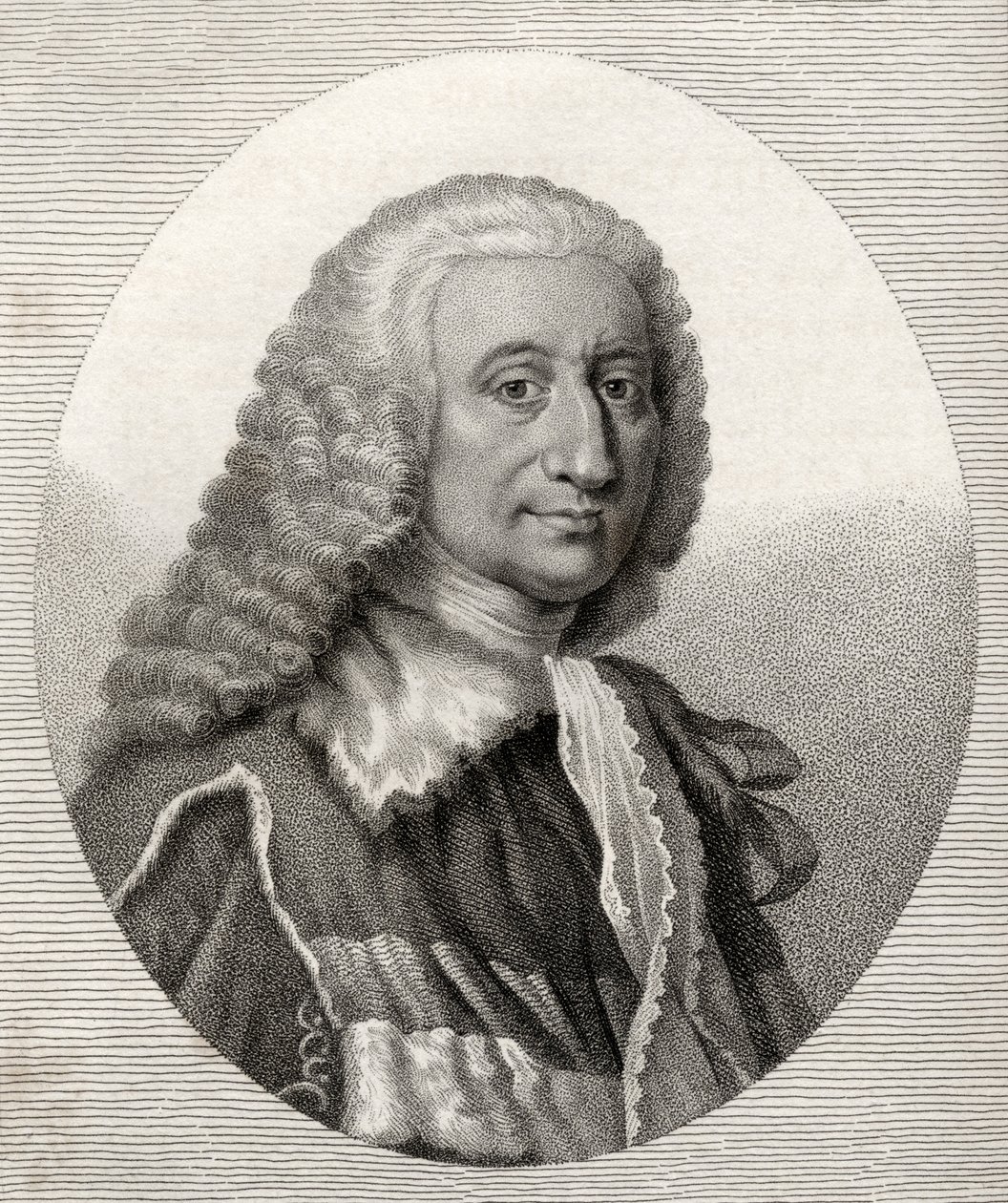 Nicholas Taaffe, vyrytý Bocquetem, ilustrace z „Katalogu královských a vznešených autorů, svazek V“, vydaného v roce 1806 od English School
