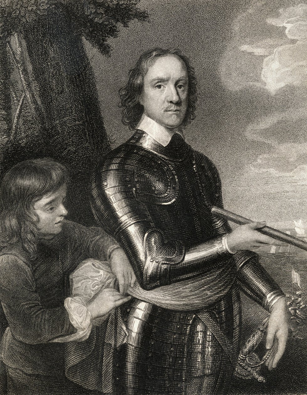 Oliver Cromwell (1599-1658) od English School