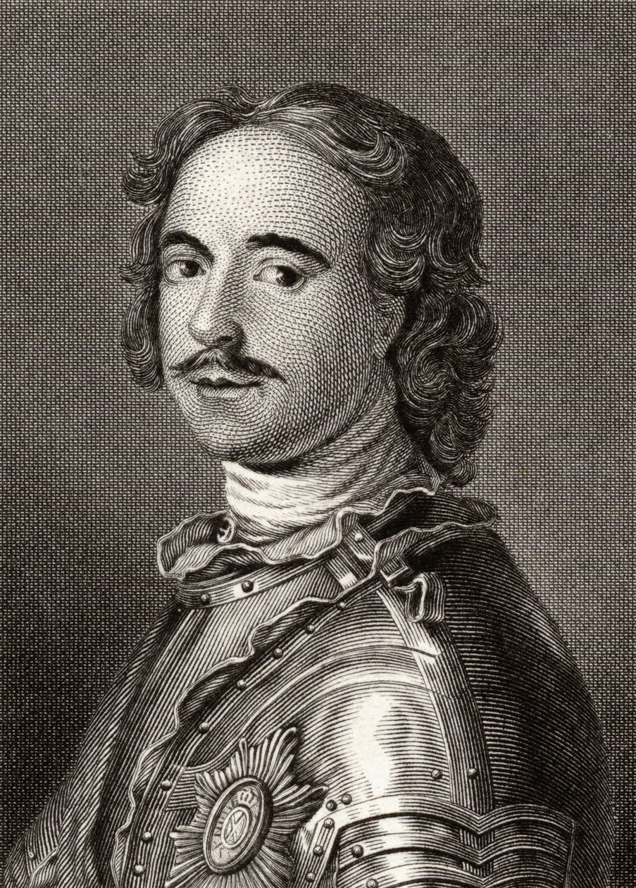 Petr I. (1672-1725) Petr Veliký, ruský car od English School