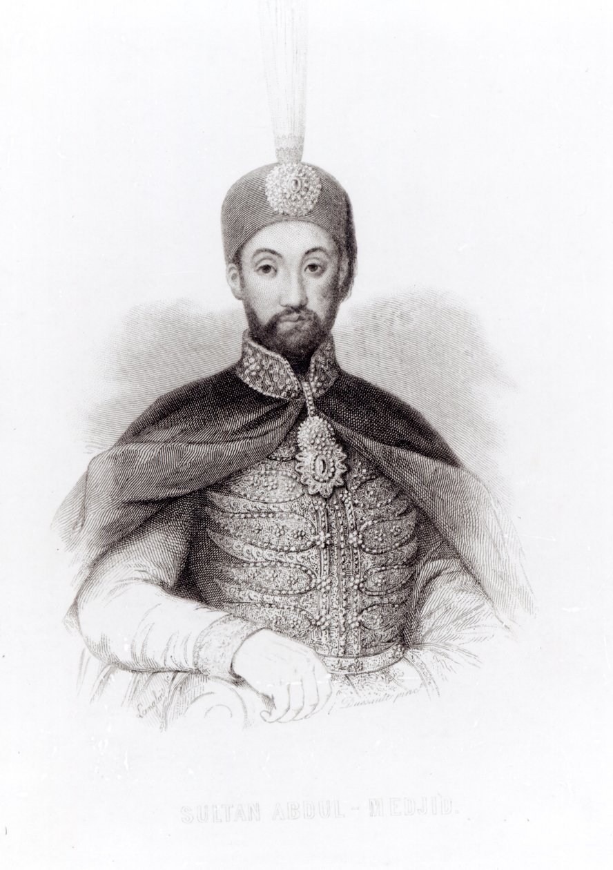 Portrét Abdulmecita od English School