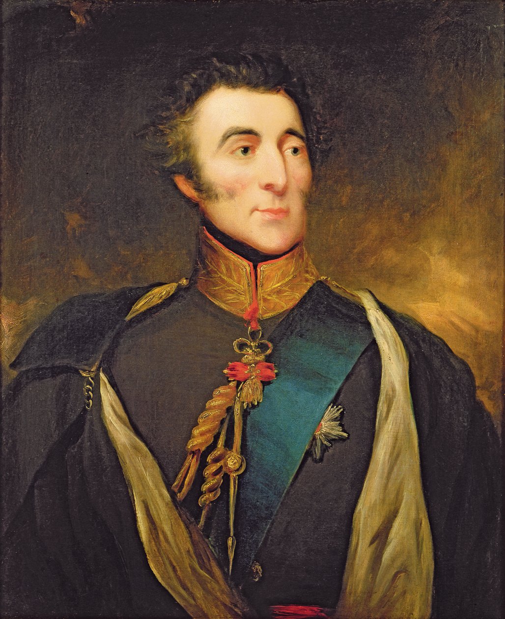 Portrét Arthura Wellesleyho, prvního vévody z Wellingtonu (1769-1852) od English School