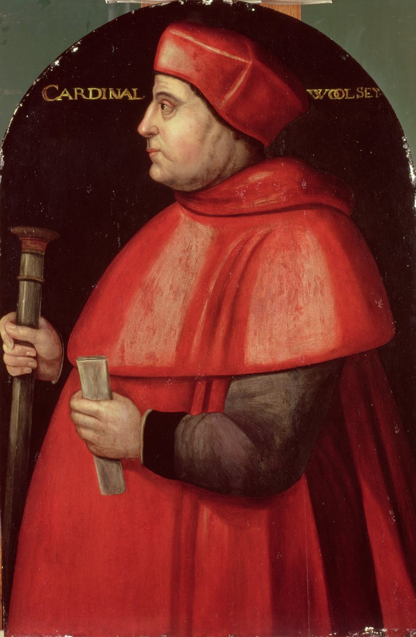 Portrét kardinála Thomase Wolseyho (asi 1475-1530) od English School