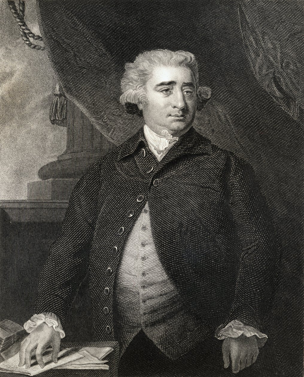 Portrét Charlese Jamese Foxe (1749-1806) od English School