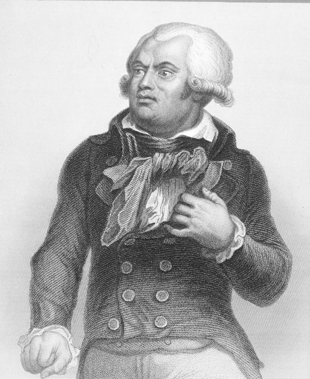 Portrét Georgese Dantona (1759-94) od English School