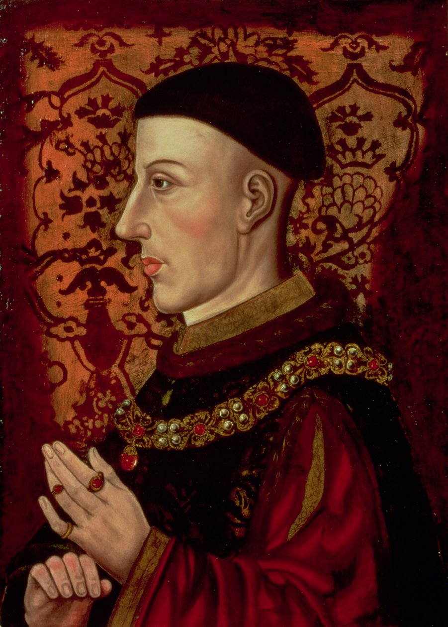 Portrét Jindřicha V. (1387-1422) (viz 106922) od English School