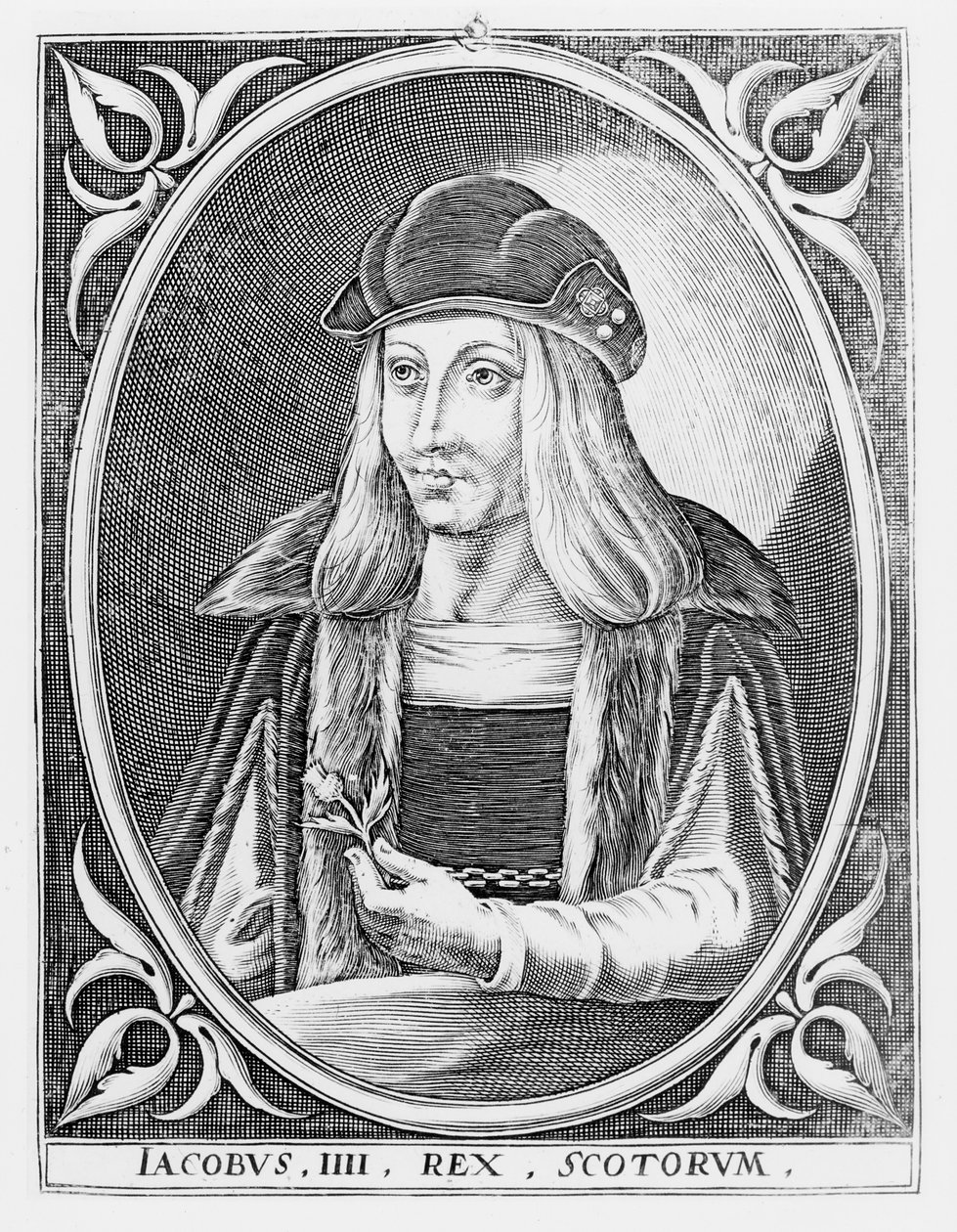 Portrét Jakuba IV. Skotského (1473-1513) od English School