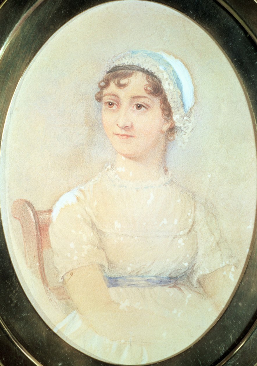 Portrét Jane Austenové (1775-1817) od English School