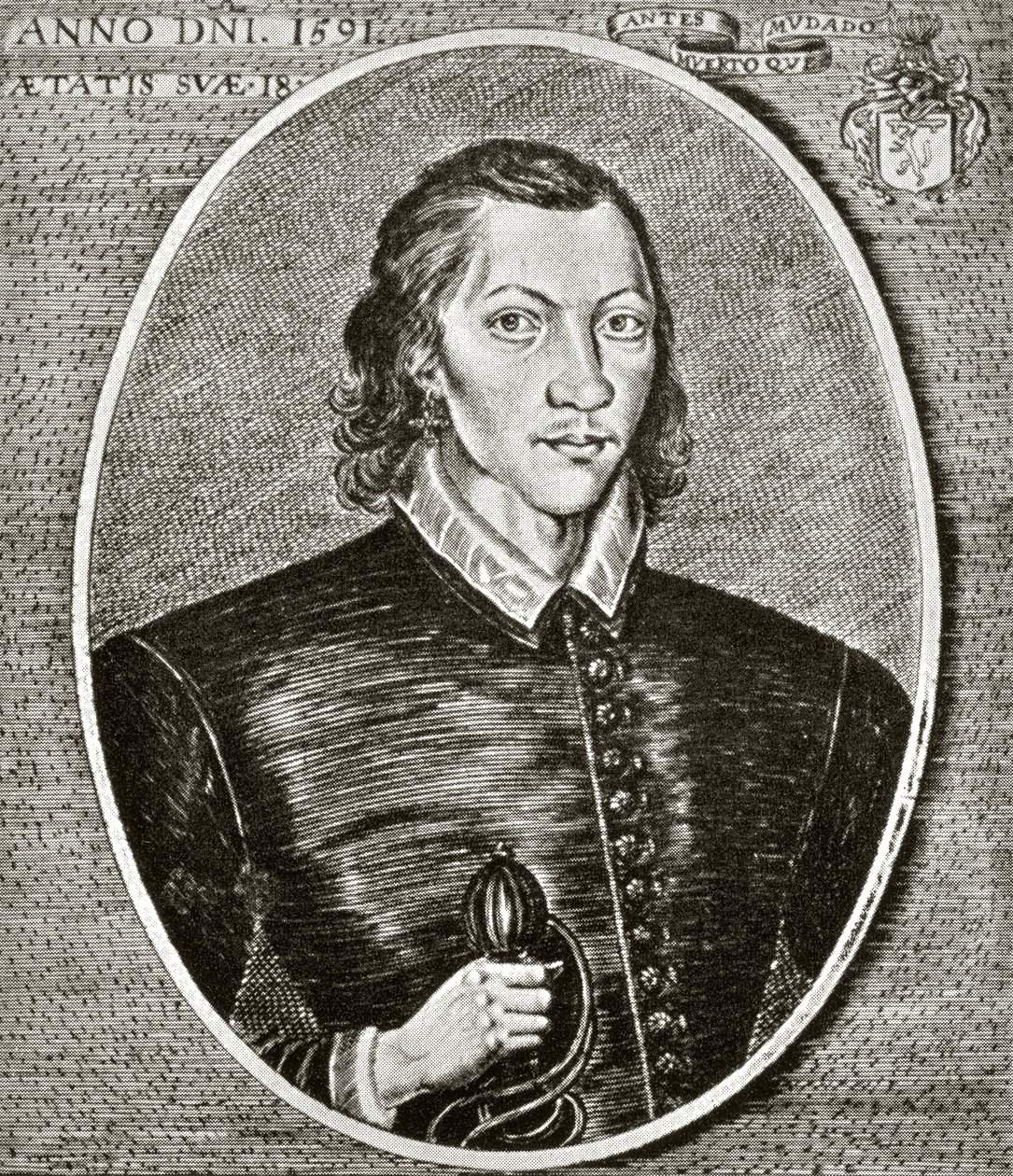 Portrét Johna Donna, datovaný 1591, frontispis k 