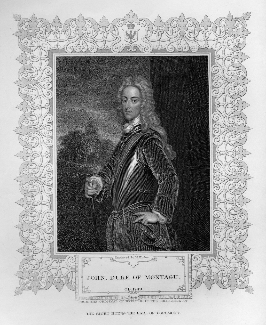 Portrét Jana vévody z Montagu od English School
