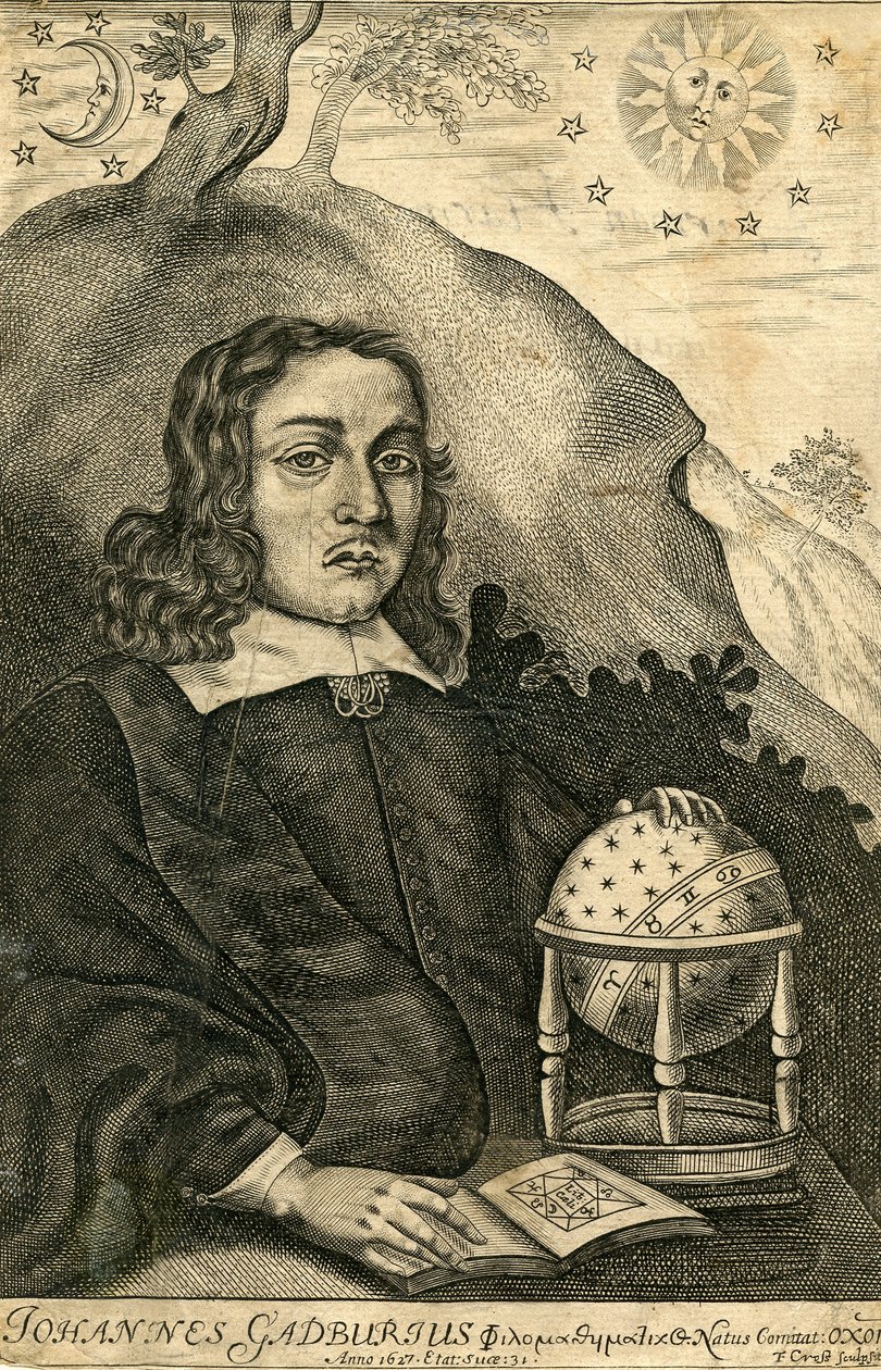 Portrét Johna Gadburyho, 1627 od English School