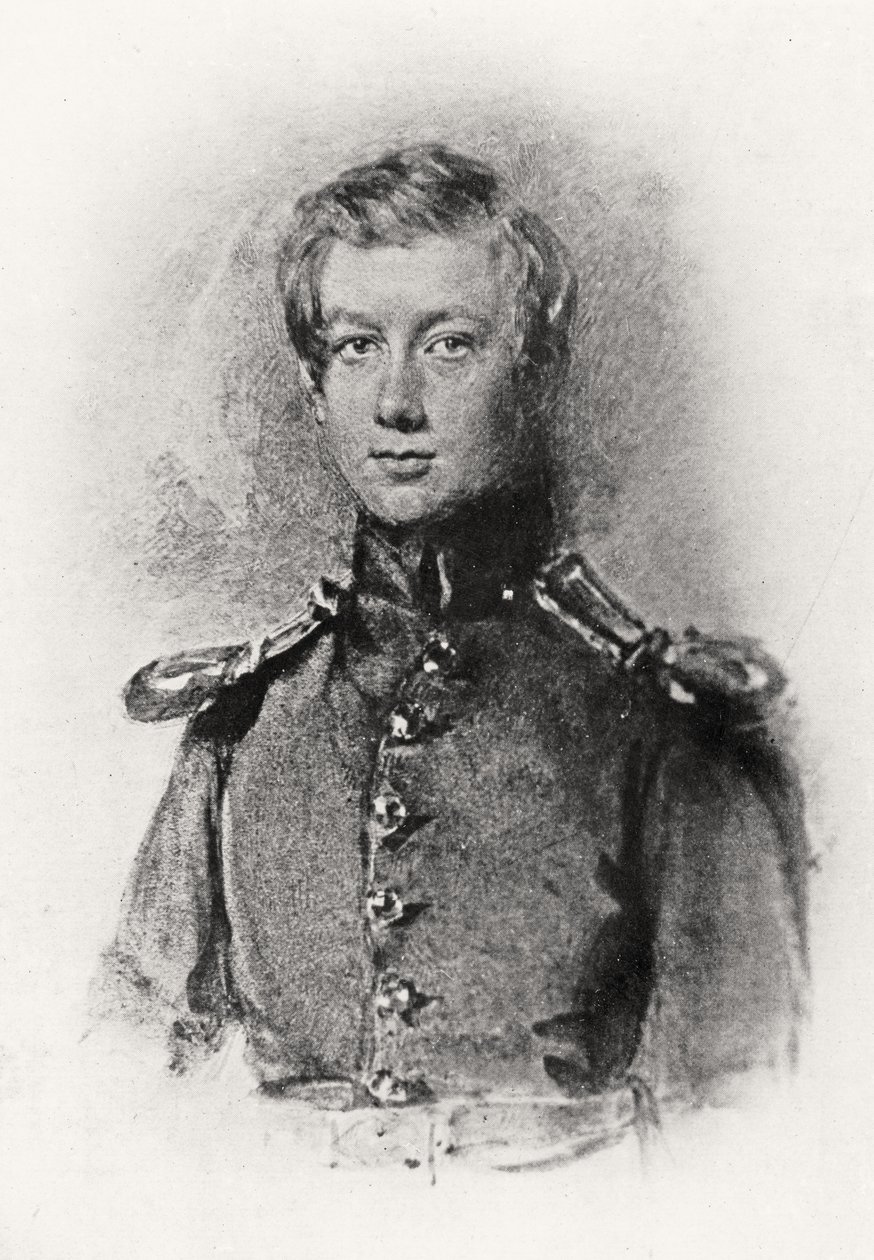 Portrét Johna Hanninga Spekeho (1827-64) ve věku 17 let od English School