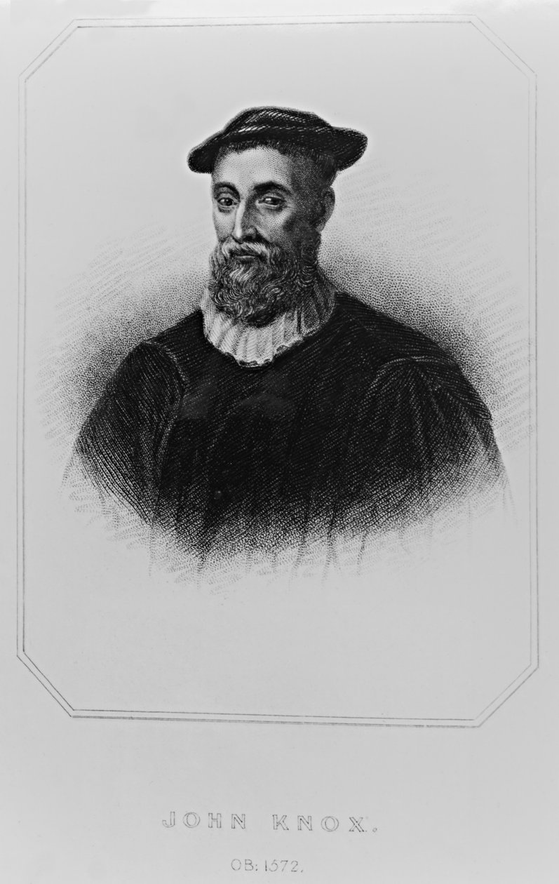 Portrét Johna Knoxe (asi 1514–72) z filmu „Lodge