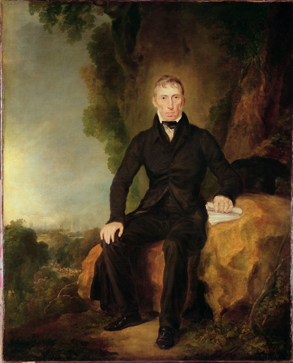 Portrét Johna Loudona McAdama (1756-1836), kolem roku 1830 od English School