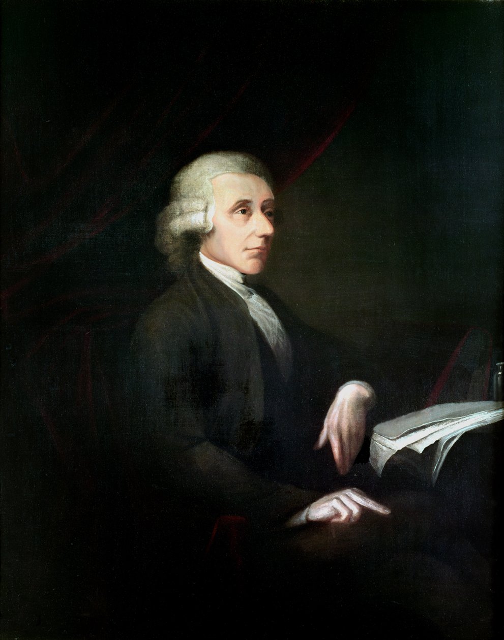 Portrét Josepha Priestleyho (1733-1804) od English School