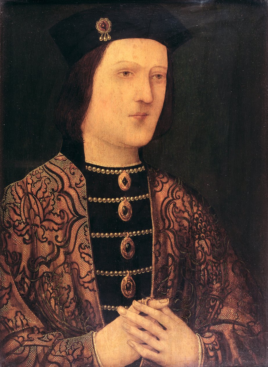 Portrét anglického krále Edwarda IV od English School