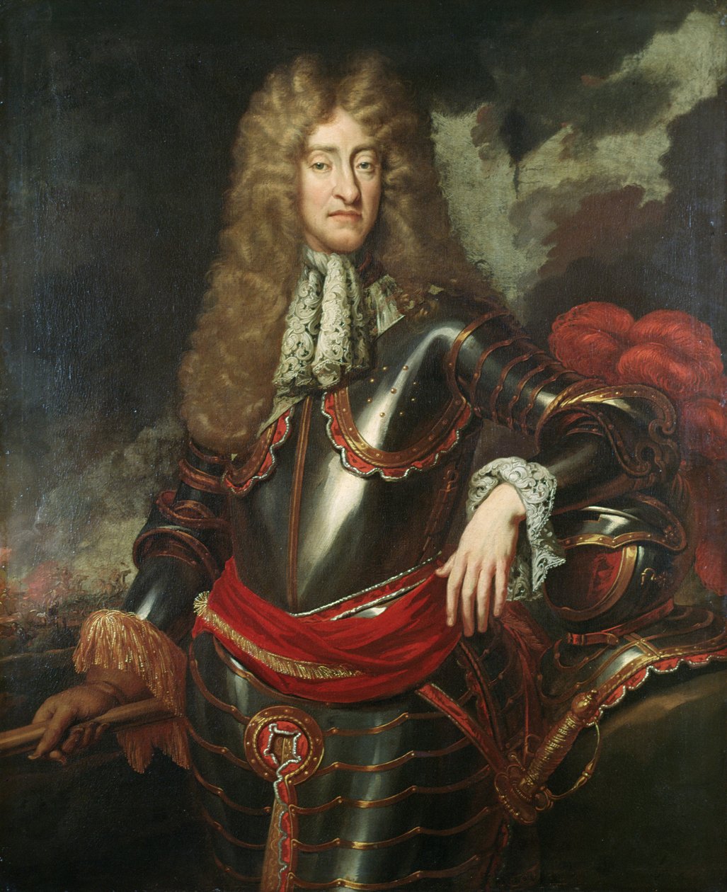 Portrét krále Jakuba II., kolem roku 1690 od English School