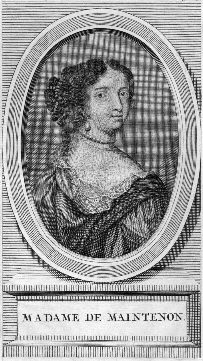 Portrét paní de Maintenon od English School