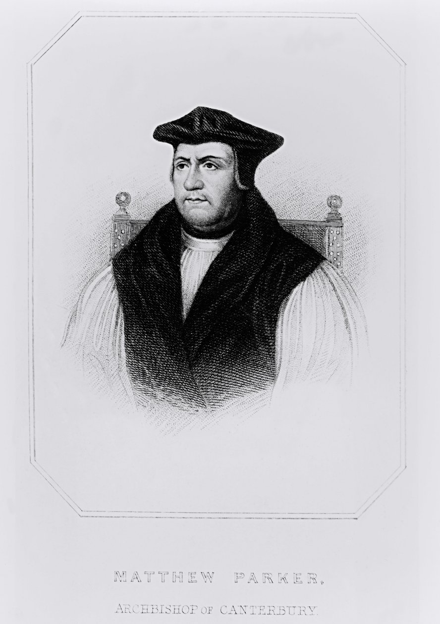 Portrét Matthewa Parkera (1504-75) z 