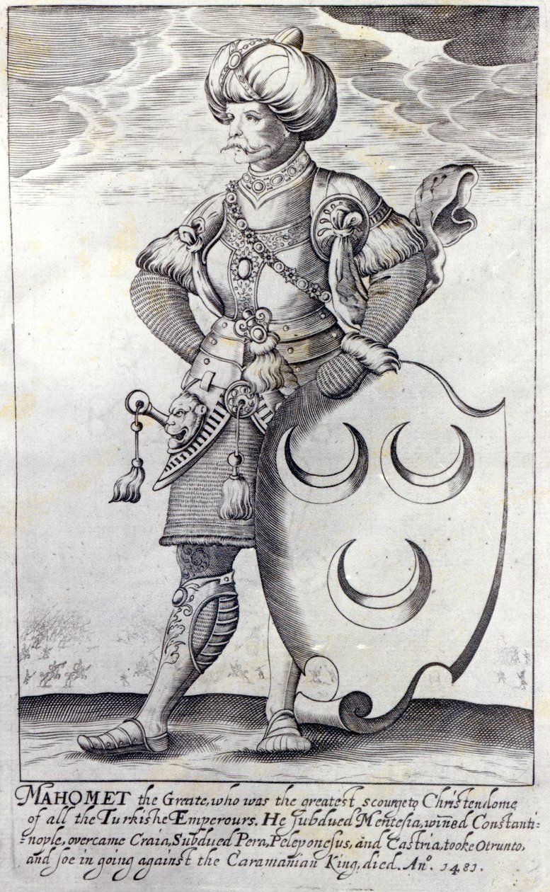 Portrét Mehmeda II od English School