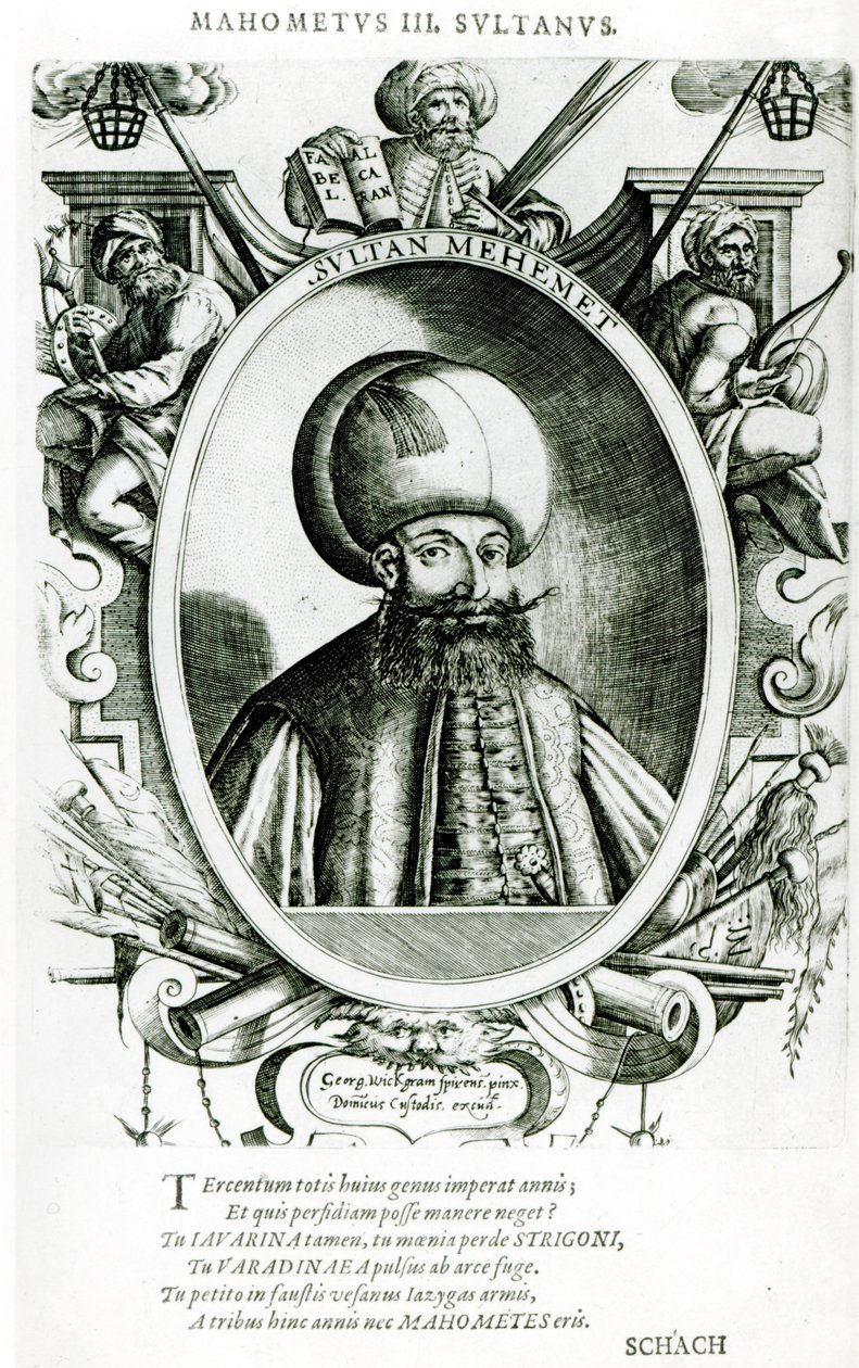 Portrét Mehmeta III od English School