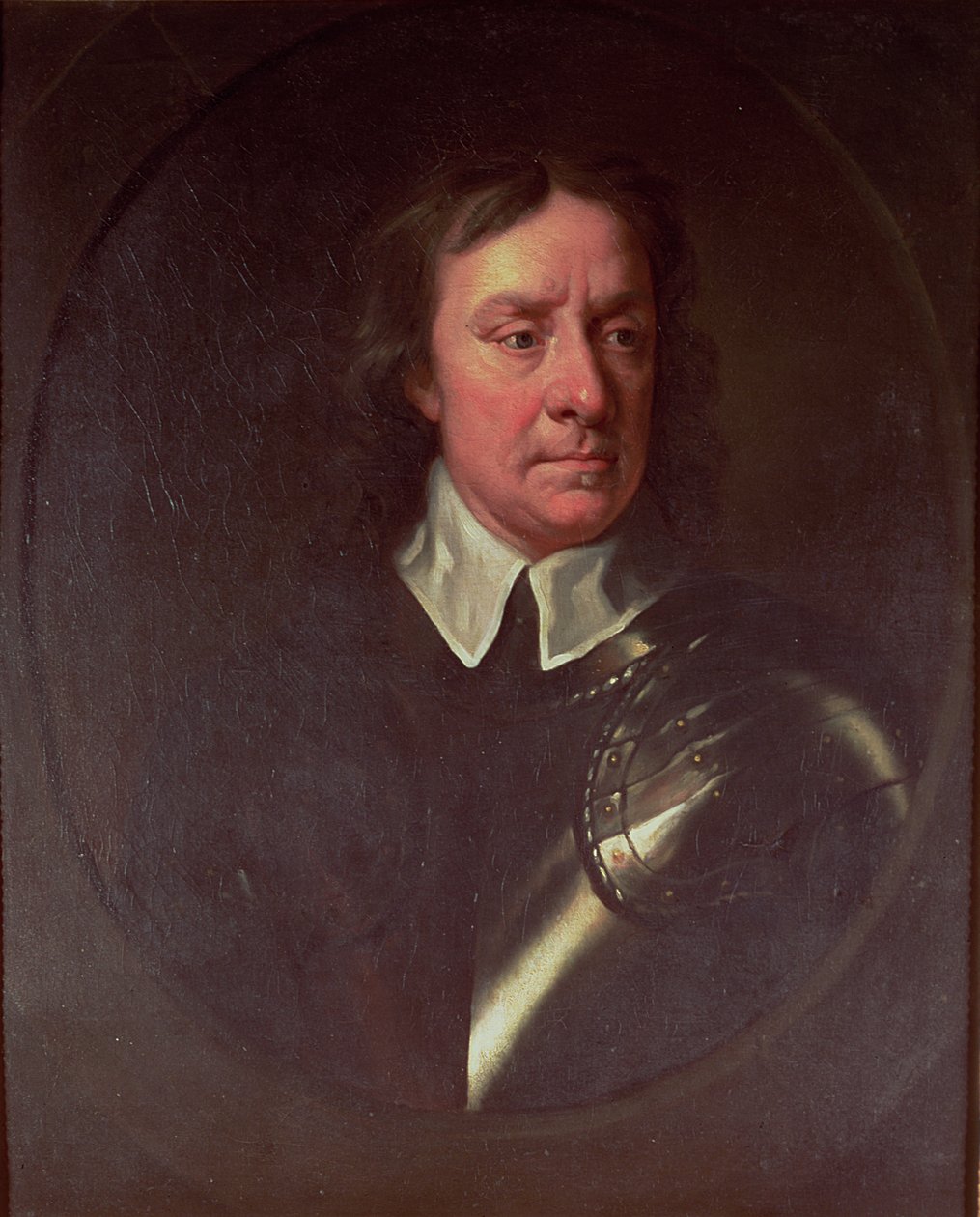 Portrét Olivera Cromwella (1599-1658) od English School