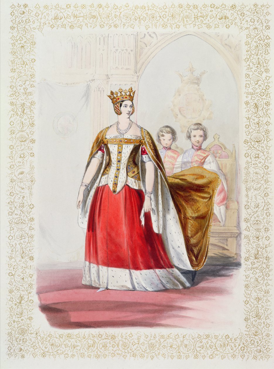 Portrét královny Viktorie od English School