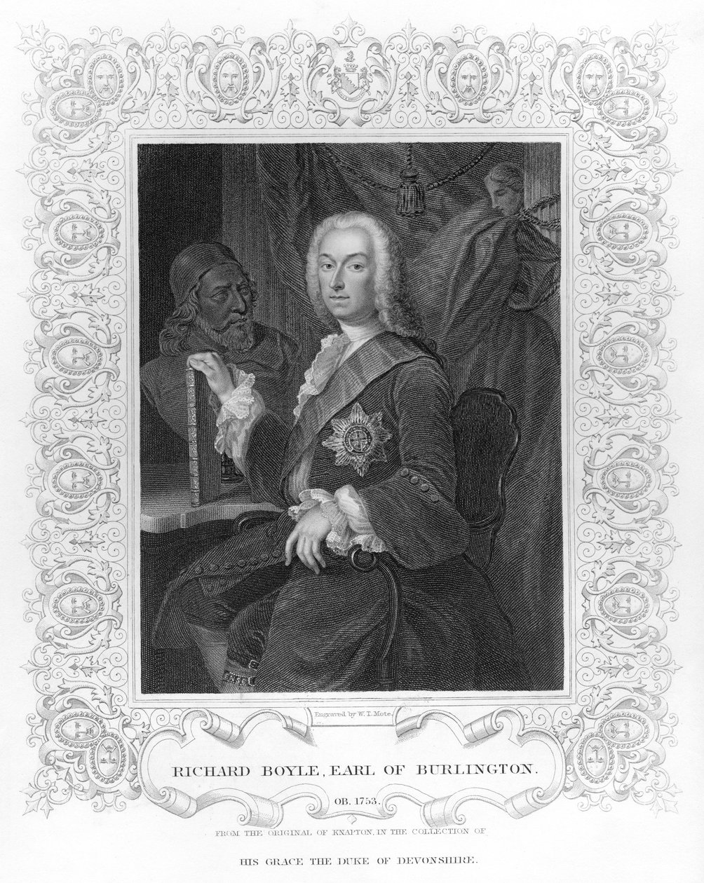 Portrét Richarda Boylea, hraběte z Burlingtonu od English School