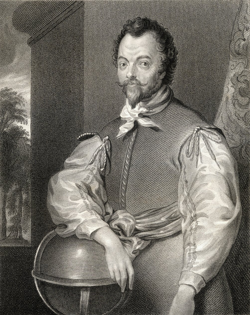 Portrét sira Francise Drakea (154043-1596) z 