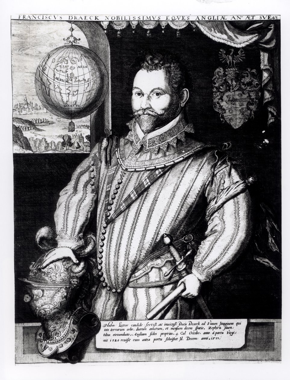 Portrét sira Francise Drakea (asi 1540–96) od English School