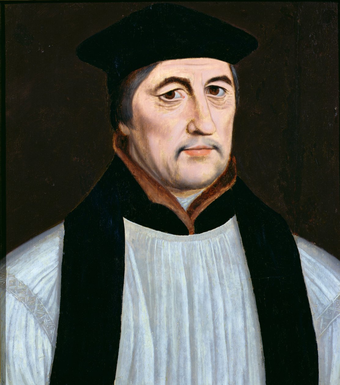 Portrét Stephena Gardinera, biskupa z Winchesteru a nejvyššího kancléře Anglie (1493-1555) od English School