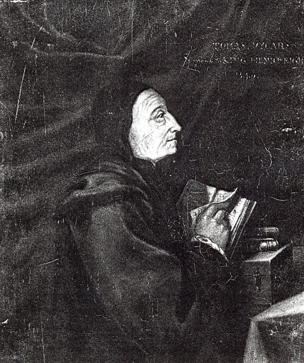 Portrét Thomase Vicaryho († 1561) od English School
