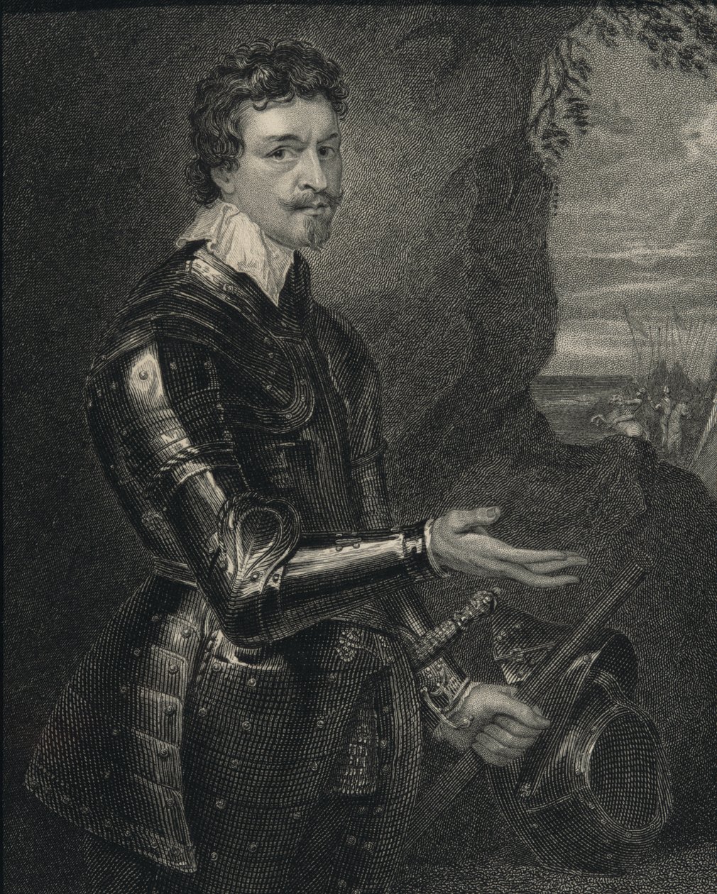 Portrét Thomase Wentwortha (1593-1641) 1. hrabě ze Straffordu, z 