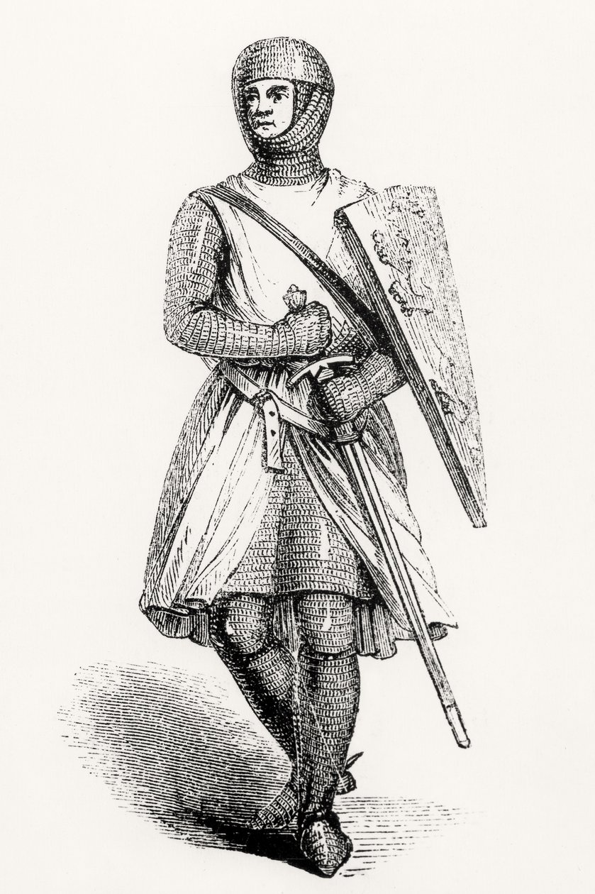 Portrét Williama de Longespee, třetího hraběte ze Salisbury († 1226) od English School