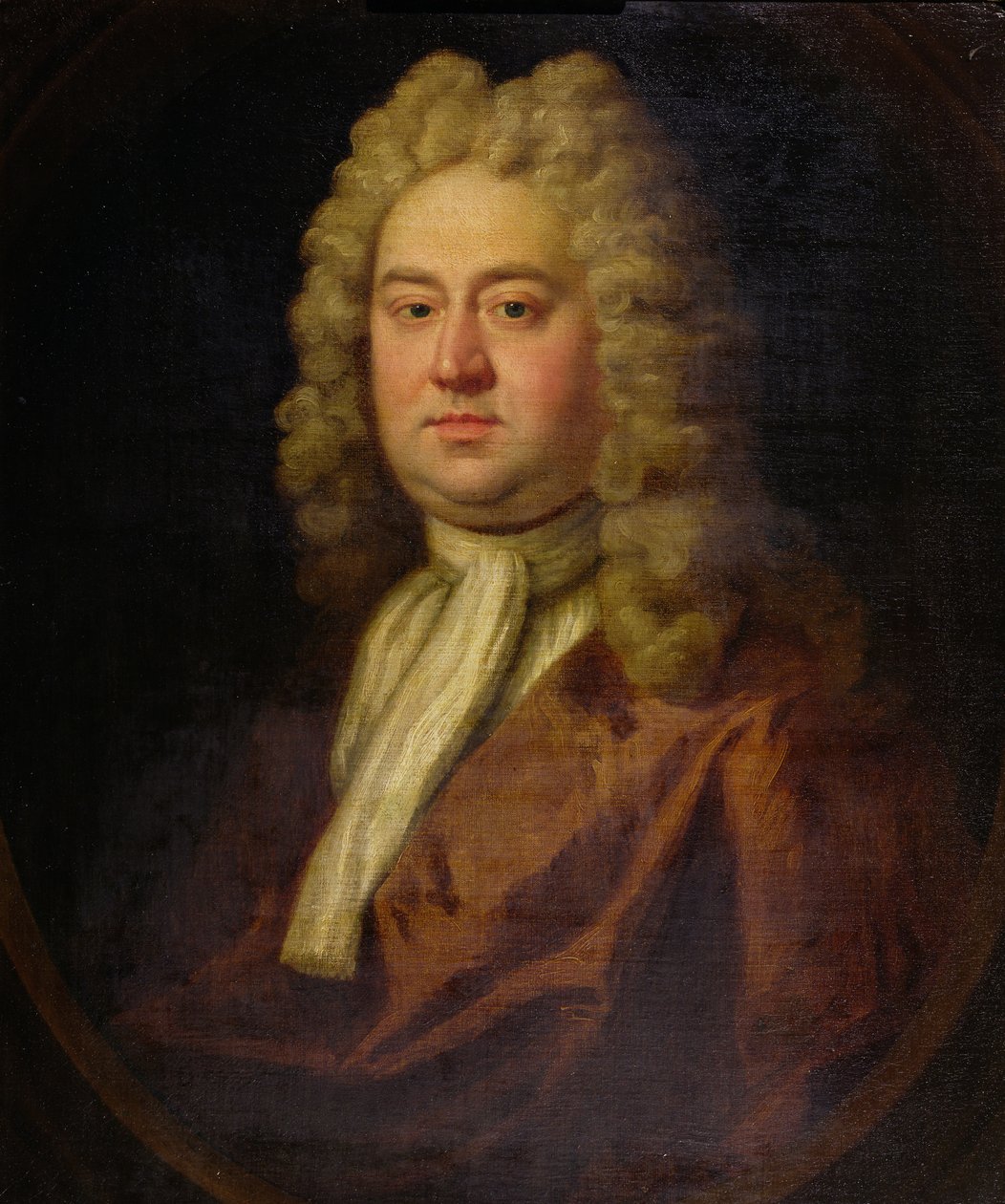 Portrét gentlemana, údajně George Fredericka Händela, kolem roku 1730 od English School