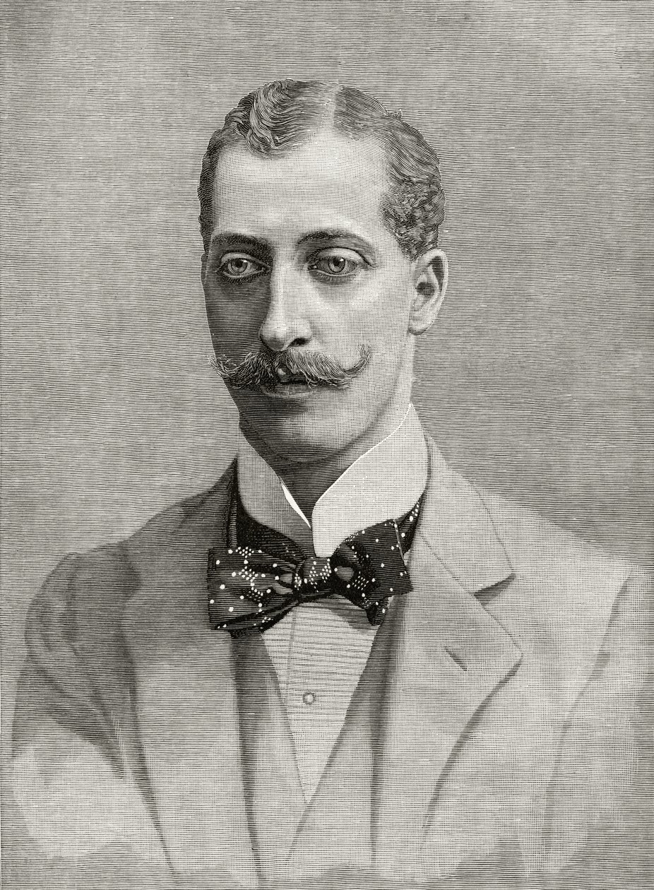 Princ Albert Victor, vévoda z Clarence a Avondale, z časopisu The English Illustrated Magazine, 1891-92 od English School