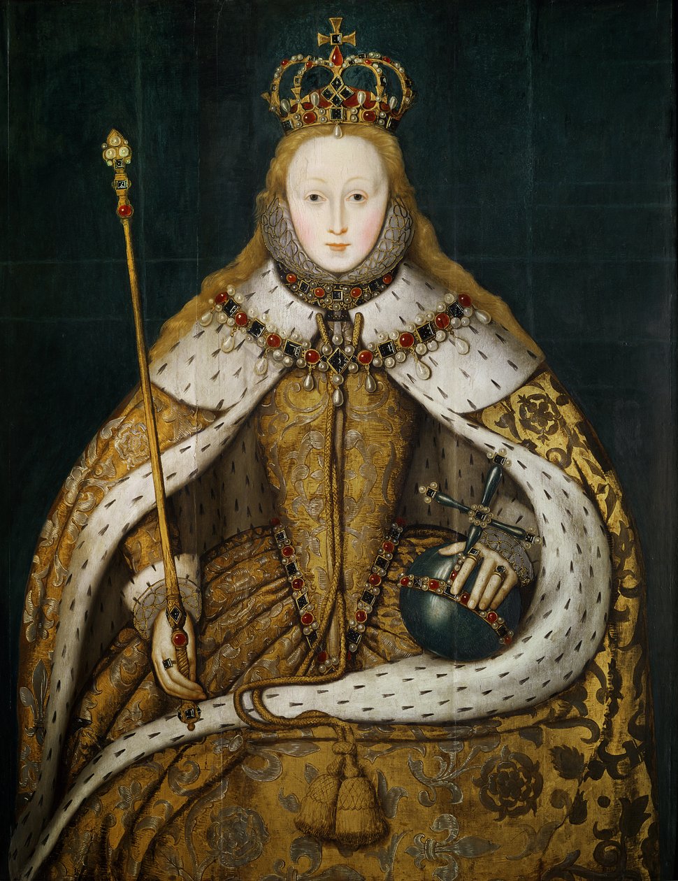 Královna Alžběta I. kolem roku 1600 od English School